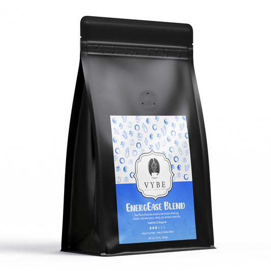 EnergEase Decaf Coffee (Charged with Celestite Crystal) 12oz